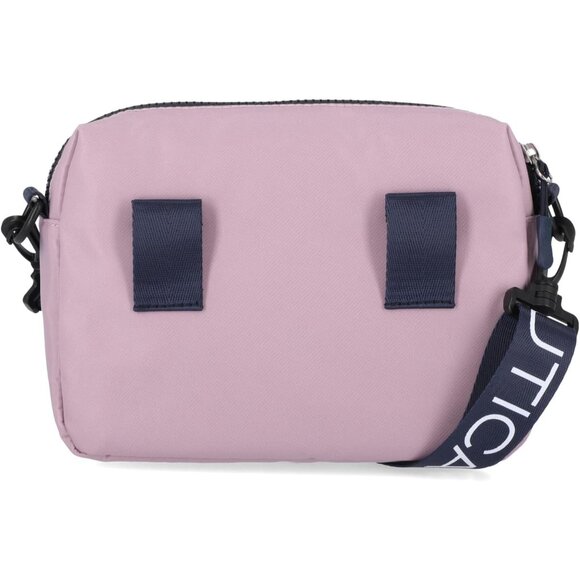 Women's Purple Nylon Bean Crossbody Belt Bag Adjustable Shoulder Strap Zipper - Picture 3 of 6